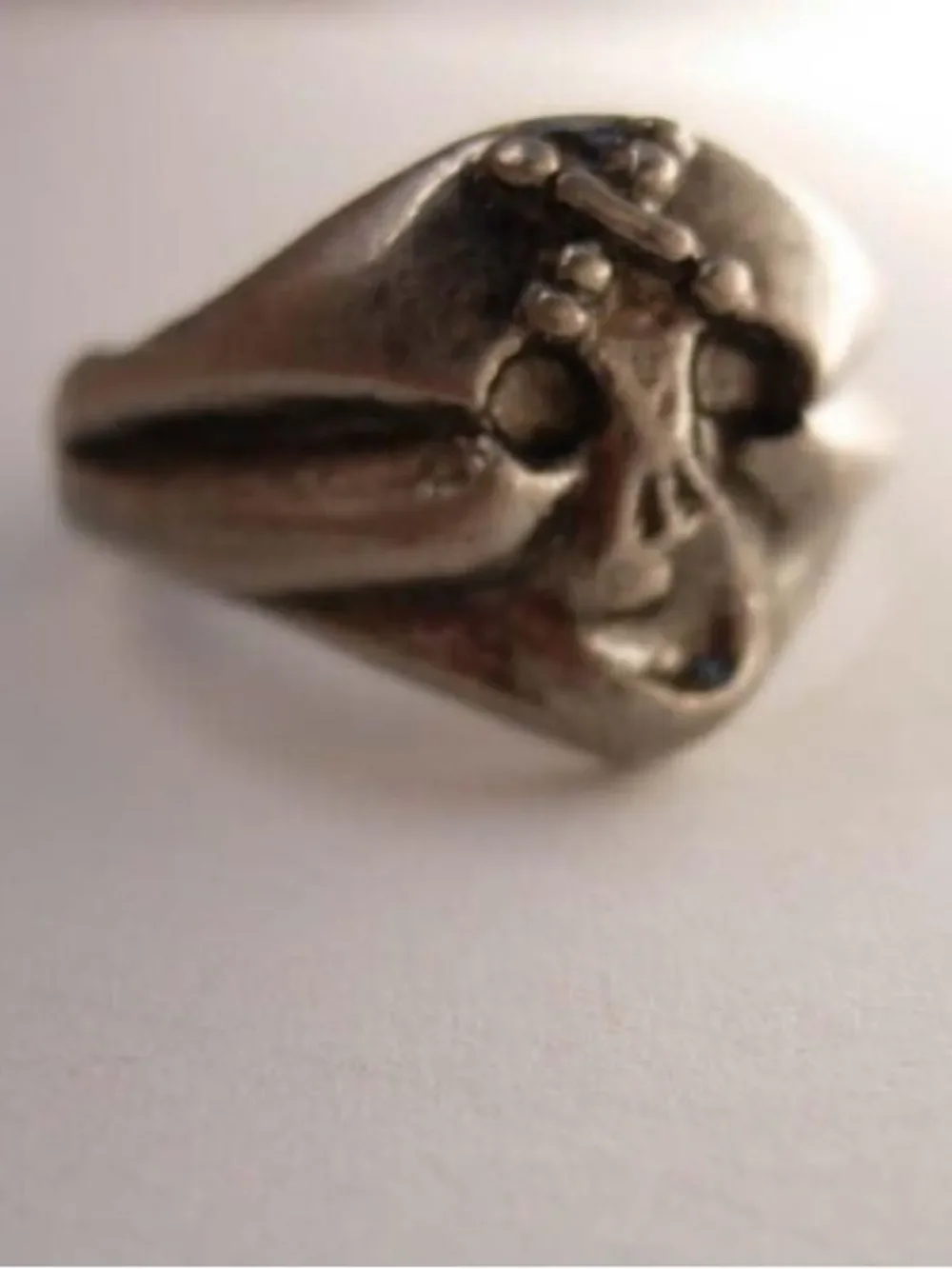 Vintage Skull Ghost Ring Pirate X Bikers Ring